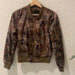 LOVE Tree Camouflage Bomber Jacket